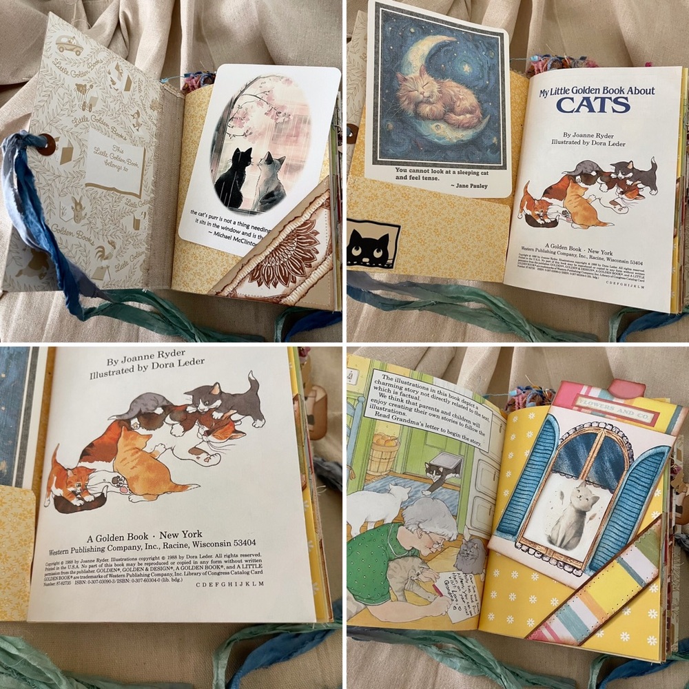 Junk Journal My Little Golden Book About Cats Little Golden Book - Picture 3 of 15